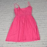 Lilly Pulitzer  dual lined pink lace dress with front bow size 00 Photo 7