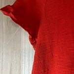 Boden Women's Vibrant Red Midi Dress Orange Size 10 Photo 3