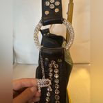 Raviani Black Shoulder Bag w Silver Skulls & Silver Embellishments RETAIL $1250 Photo 3