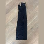 enza costa black spaghetti strap sleeveless maxi dress ribbed Size XS Photo 1