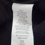 Ambiance Black Boho Short Romper with Crochet Lace Detail NWOT Size 2X Photo 8