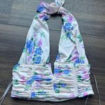 ZARA Floral Open Back Top Photo 0