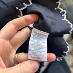 Ulla Johnson  Ella Skirt Navy Embroidered Layered Tiered Scalloped Edge Photo 4