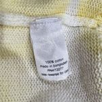 Elizabeth and James  Yellow Cotton Tie Dye Sweater Women’s Large Photo 3