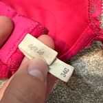 Aerie  Hot Pink Lace Push Up Strapless Bra Size 34 C Photo 2