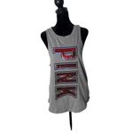 PINK - Victoria's Secret  USA‎ Sequin Muscle Tank Top Patriotic Sleeveless XS Photo 8