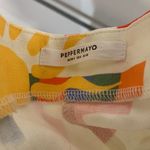 Peppermayo  AT LAST SUNRISE LINEN WRAP MINI HALTER DRESS 0 WHITE Photo 3