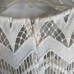 Skies Are Blue Short Sleeve Fit & Flare Lace Overlay Crochet Dress Size Medium Photo 6