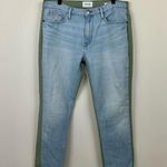 frame denim Frame Le Beau Mixed Media Green & Denim Jeans, 29 Photo 0