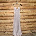 Mac Duggal 30725 Womens SHIMMER PLEATED V NECK GOWN Oscars Photo 8