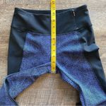 Calia by Carrie Calia Carried Underwood Leggings Blue Black Jacquard Mesh Workout Gym Photo 9