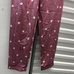 Silky pink pajama set with heart pattern. New Size M Size M Photo 5
