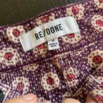 RE/DONE  New Plum Stamp 70s floral printed mini skirt hippie chic Photo 4