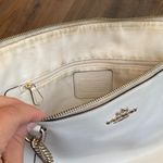 Coach Ava Chain Beige Leather Tote with Gold Accents Photo 10