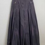 Vintage JEANOLOGY Collection Tie Dye Pleated Maxi Skirt Size 4 Photo 3