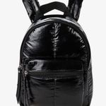 Circus by Sam Edelman Black Glossy Puffy Gwen Mini Backpack Photo 0
