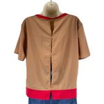 W118 By Walter Baker Walter Baker Leilani Short Sleeve Boxy Top Camel Red Size S Photo 6