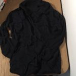 Womens Mossimo Sheer Button up Shirt 3/4” to Long Sleeve Black Size Xs Photo 1