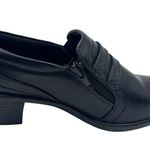 Easy Street Size 6.5 WW Side Zipper Business Casual Heeled Loafers Synthetic Photo 9