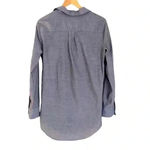 J.Crew Popover Tunic Dress Blue Chambray Size Small Photo 3