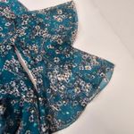 House of Harlow 1960 REVOLVE Vaida Mini Dress in Teal Floral Multi Small Blue Photo 7