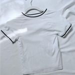 Levi's White and Black Short Sleeve Tee Photo 0