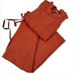 Cropped Knit Sweater Set Orange Photo 2