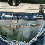 Natural Reflections Natural‎ Reflections Women’s Ankle Skinny Distressed Denim Jeans Raw Hem Size 8 Photo 6