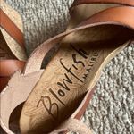 blowfish Brown Sandals with Crisscross Straps Photo 1