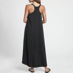 Athleta  Presidio Traveler Maxi Dress Black Sleeveless Scoop Pocket Size Medium Photo 3