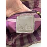 Kooba Everette Taupe Brown Leather Expandable Tote Shoulder Bag Photo 6