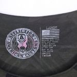 Affliction  T Shirt Womens Small Green Camo Studded American Customs Photo 9