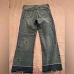 Sam Edelman Blue Straight Leg Jeans with Vintage Distressed Look Photo 6