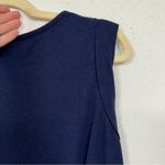 Boden Navy Blue Sleeveless Casual Mini Dress Womens 8 Pockets Cinch Waist Photo 2