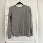 MTV Brand MTV Gray Crewneck Sweatshirt with Leopard Print Logo Sz M Photo 3