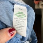 Aerie  chambray high rise ruffle‎ shorts size medium new with tags! Photo 5