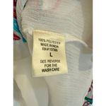 Truth NYC Truth NYC Embroidered Off Shoulder Peasant Blouse Top White Large Photo 3