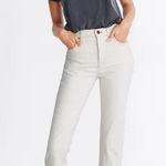 Madewell  Slim Demi-Boot Jeans in Cloud‎ Lining size 25 Photo 0