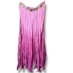 Chaudry by Anthropologie Pink Ombre Embellished Asymmetrical Skirt | Size S NWT Photo 6