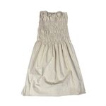 Majorelle Midi Dress Revolve Vanna Strapless Smocked Bust Beige Photo 7