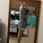 Altar'd State  blue sweater knit cardigan Photo 3