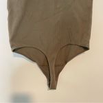 Abercrombie & Fitch Abercrombie Seamless Rib Fabric Scoopneck Bodysuit Green Small Photo 9