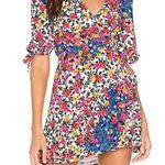 Majorelle Janelle Mini Dress in Patchwork Multi Color Floral Dress Size Small Photo 0