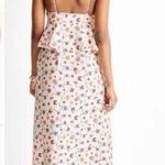 Future Collective Floral Empire Waist Ruffle Midi Dress Size 6 Pink Photo 1