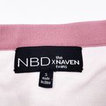NBD x The Naven Twins Diamond Skirt Mauve Pink Knit Stretch Mini Size Small Photo 4