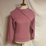 Vintage 70s oversized collar salmon sweater Pink Photo 3