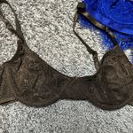 Pretty Little Thing Lace Bralette Duo - Royal Blue and Chocolate Photo 1