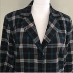 Dress Barn  Plaid 3/4 Sleeve Blazer EUC Photo 3