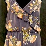 Rue 21 flowers romper rayon spandex size small Photo 0