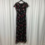 Modcloth  x Anna Sui Black&Pink Floral Velvet Burnout Maxi Dress Sz.4 Photo 11